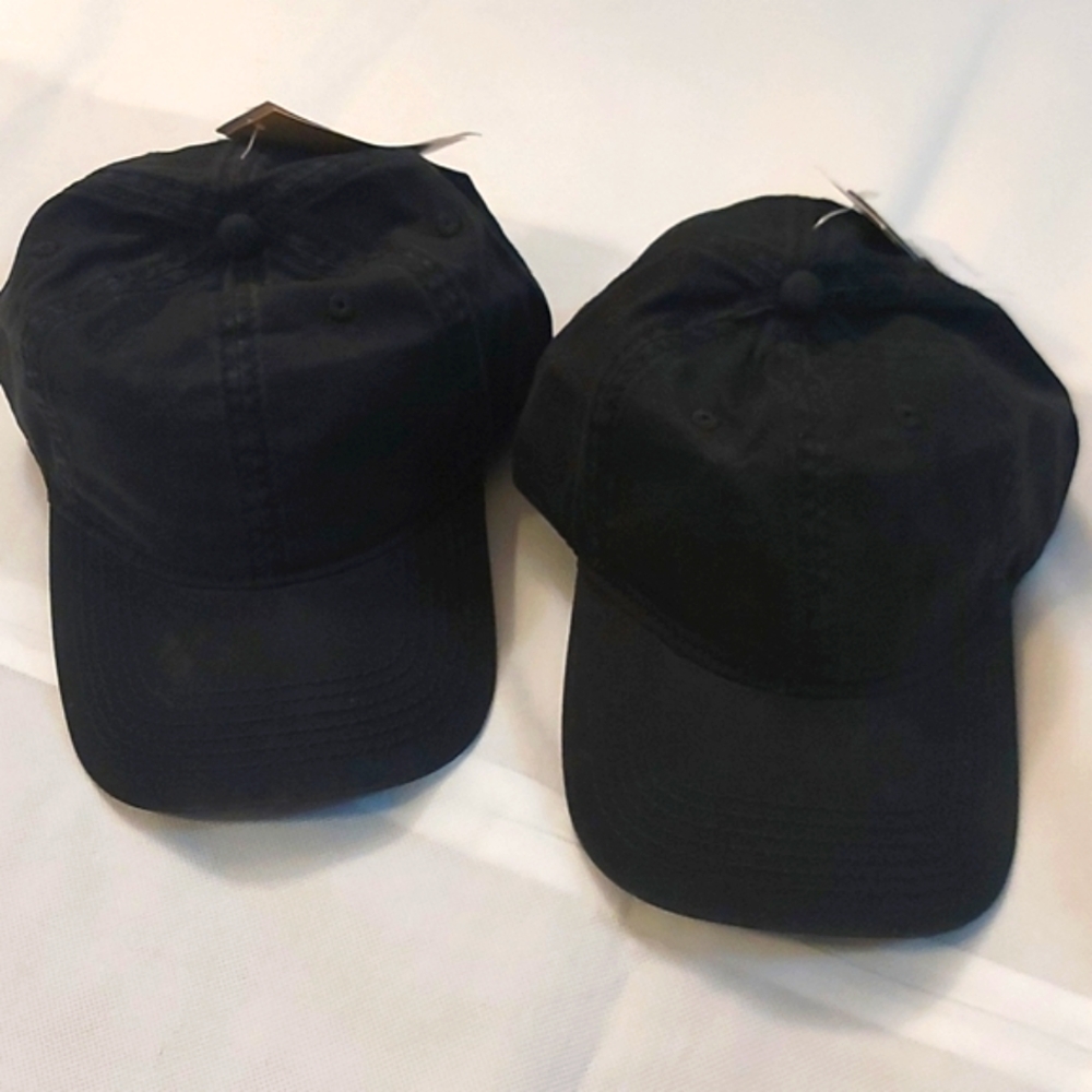 NWT bundle of 2 black baseball cap